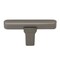 Gliderite Hardware 2-1/4 in. Center to Center Solid Flat T Knob Graphite Gray 4842-T-GPH-1 - alternate 1